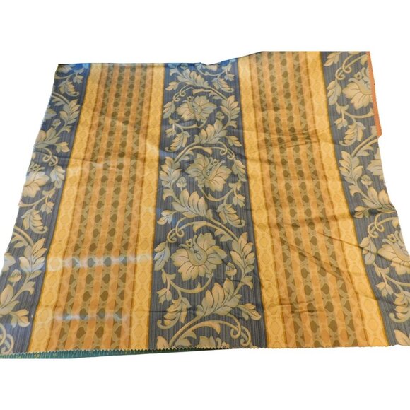 Vintage Floral Striped Fabric Remnants Multiple Colors & Patterns Cotton Blend I - Picture 9 of 13